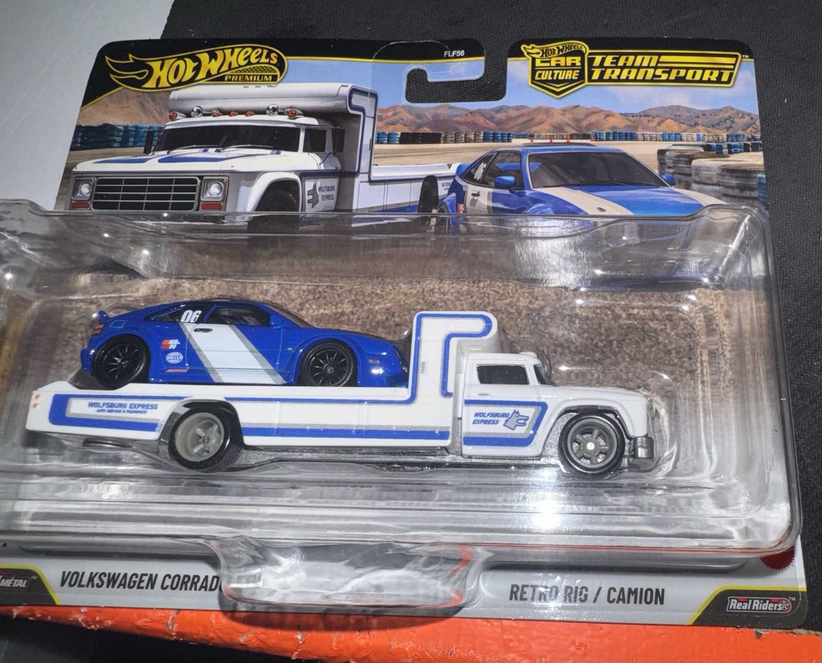 HOT WHEELS TEAM TRANSPORT 2026 MIX 3 VOLKSWAGEN CORRADO VR6 RETRO RIG HAULER #94