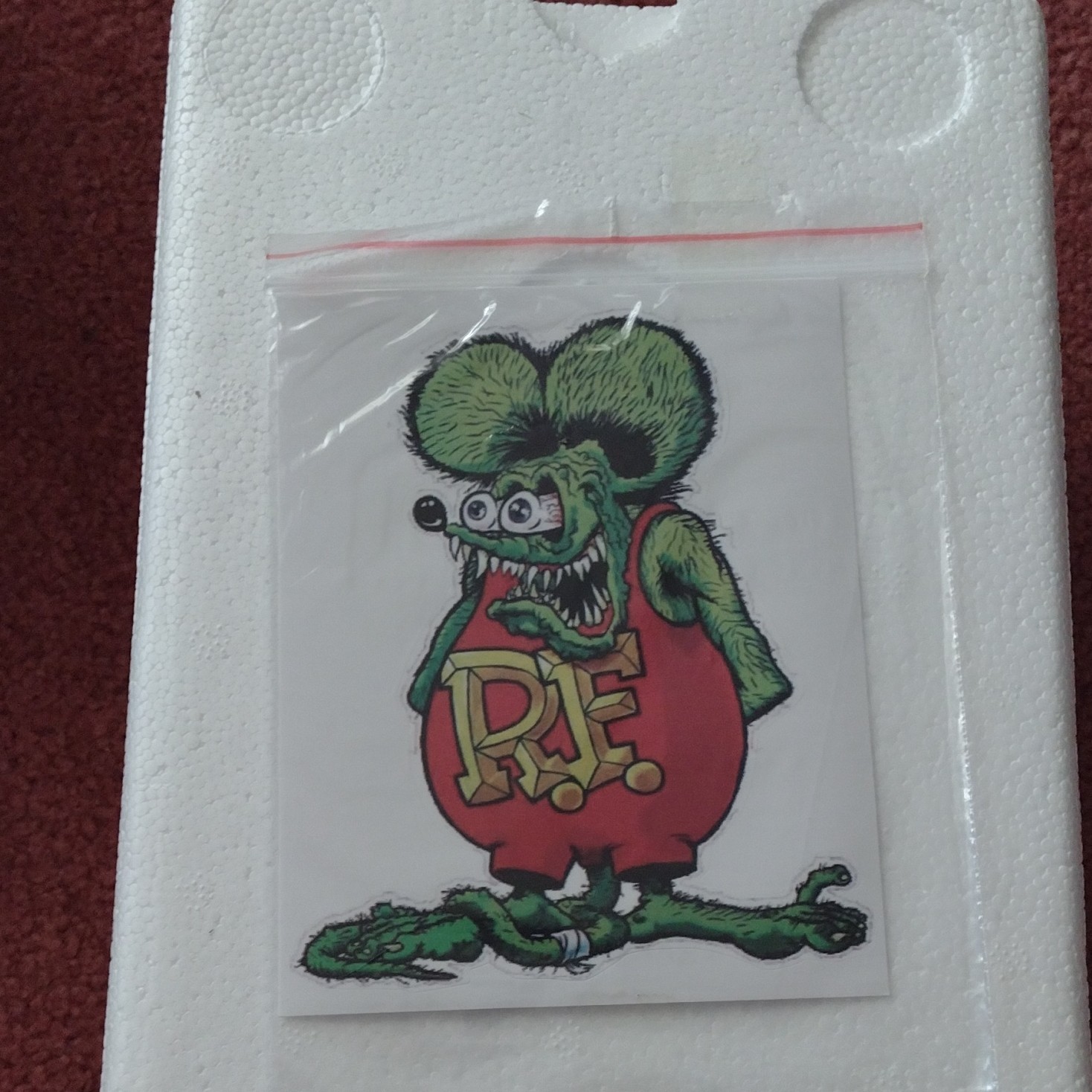 ACME Rat Fink Blown 1932 Ford 3-Window Green Diecast 1:18 Opening Parts