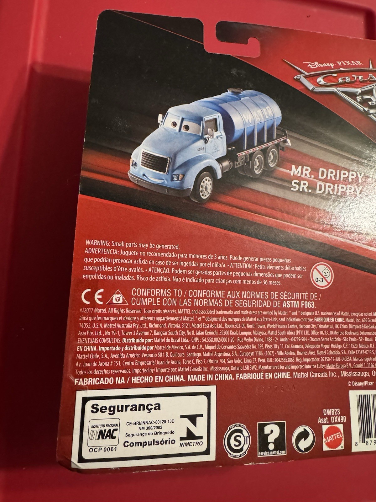 2017 Mattel Disney Pixar Cars 3 MR. DRIPPY Deluxe Vehicle Crazy 8 Demo Derby