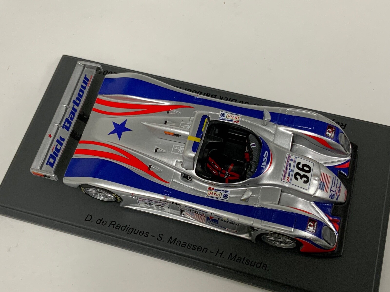 1/43 Spark Reynard 01Q Car #36 from 2001 24 Hours Lemans SCYD06 CS472