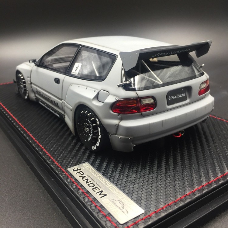 Ignition Model 1/18 Ig 1471 Pandem Honda Civic EG6 In Battle Gray.Cldc Exclusive