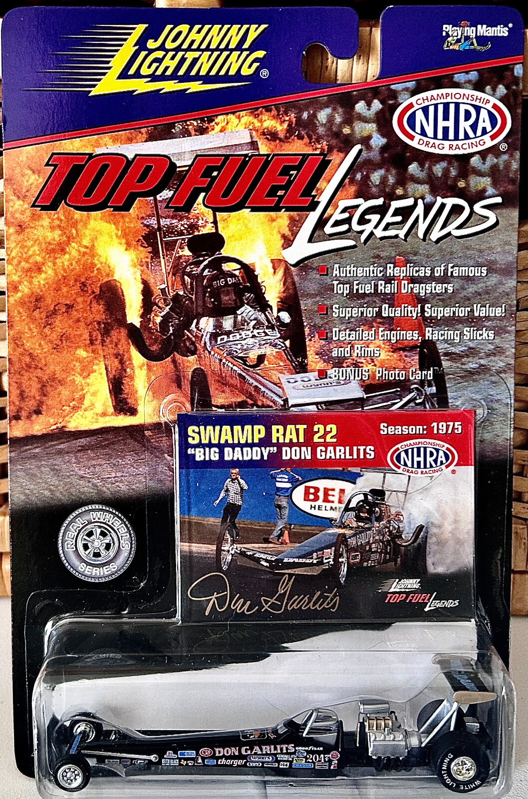 Johnny Lightning Top Fuel Legends SWAMP RAT 22 – BIG DADDY DON GARLITS – NEW!!