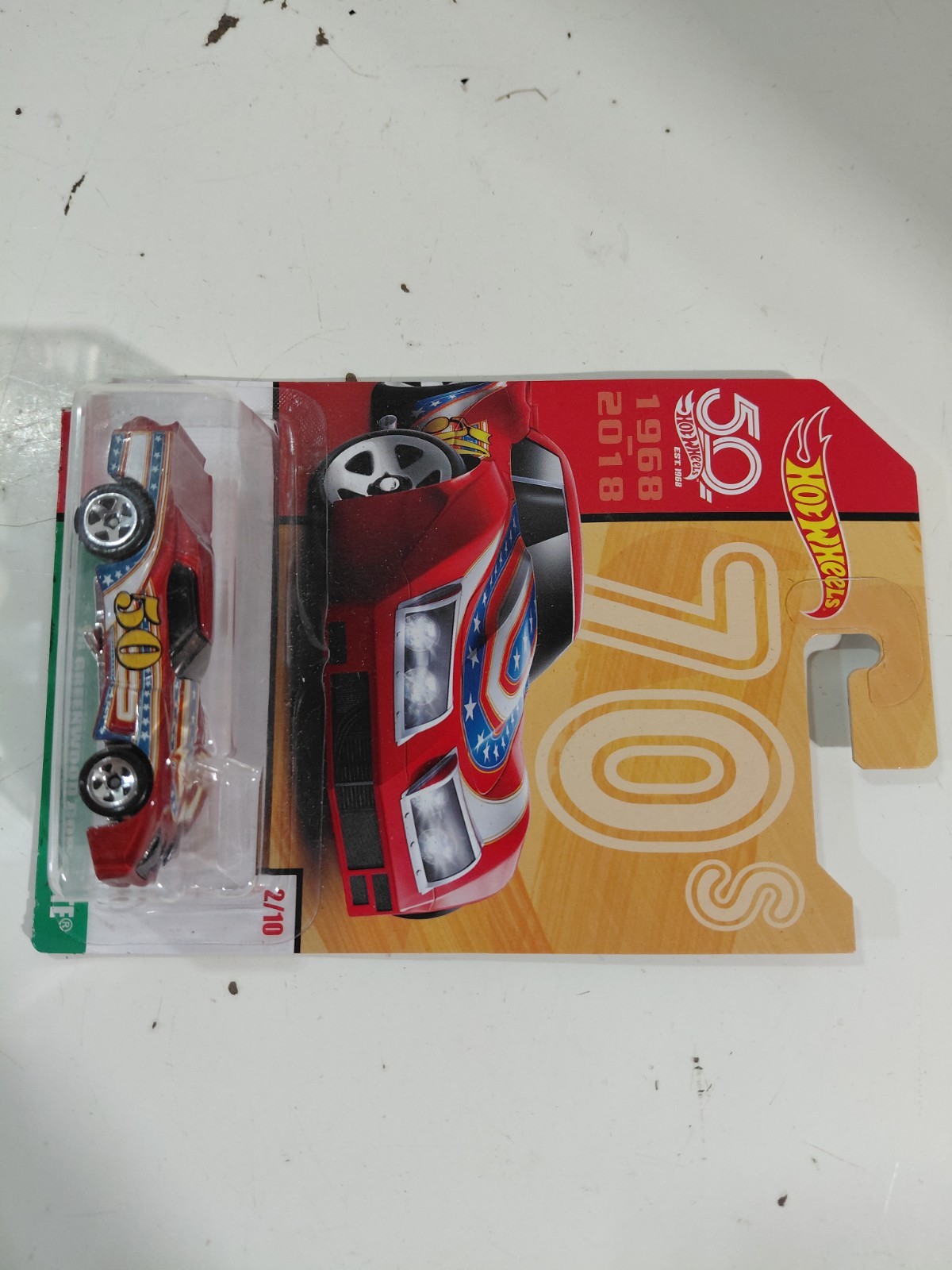 NIP Hot Wheels 50 Years 70’s 1:64 Die Cast 1976 Greenwood Chevrolet Corvette Car