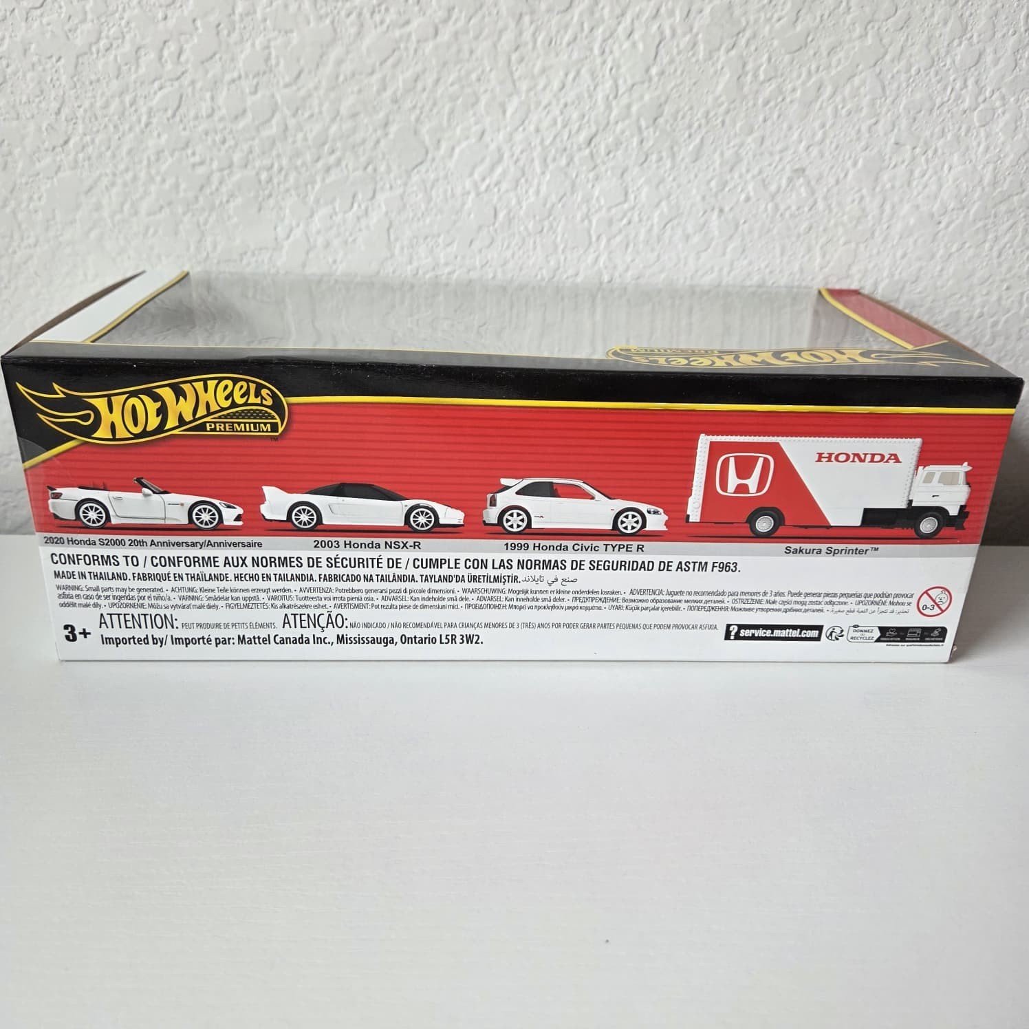 Hot Wheels Premium Honda Collector Display Set IN HAND