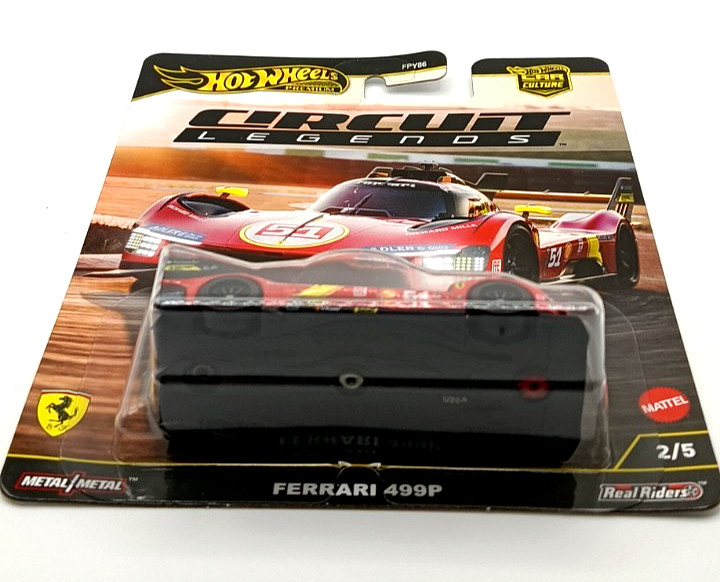 2025 Hot Wheels Premium Car Culture Circuit Legends Ferrari 499P 2/5