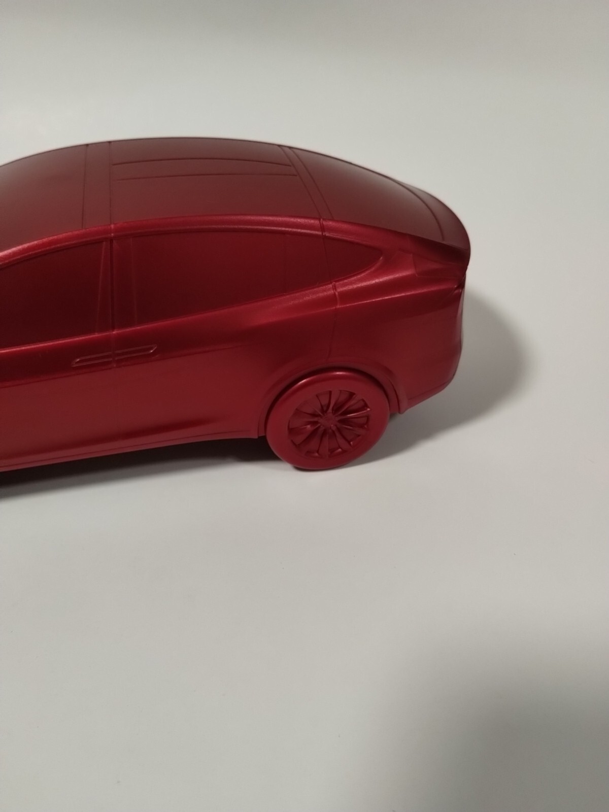 Tesla Model X Plastic Injection Molded Model Elon Musk Gigafactory Red Rare