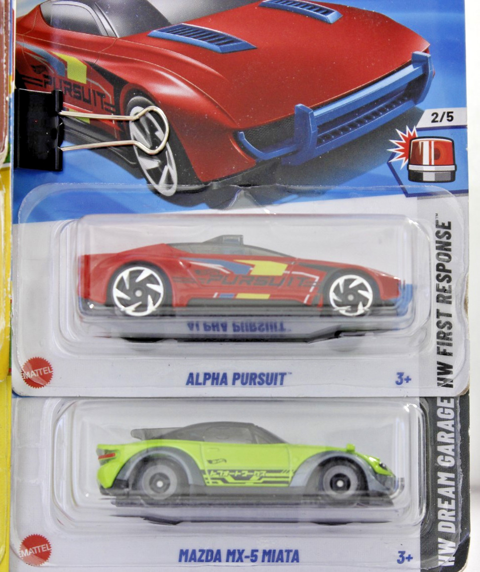 Hot Wheels 7 Cars lot Mazda, Alpha Pursuit, Amaru GTC, Datsun 240Z, Crate Racer
