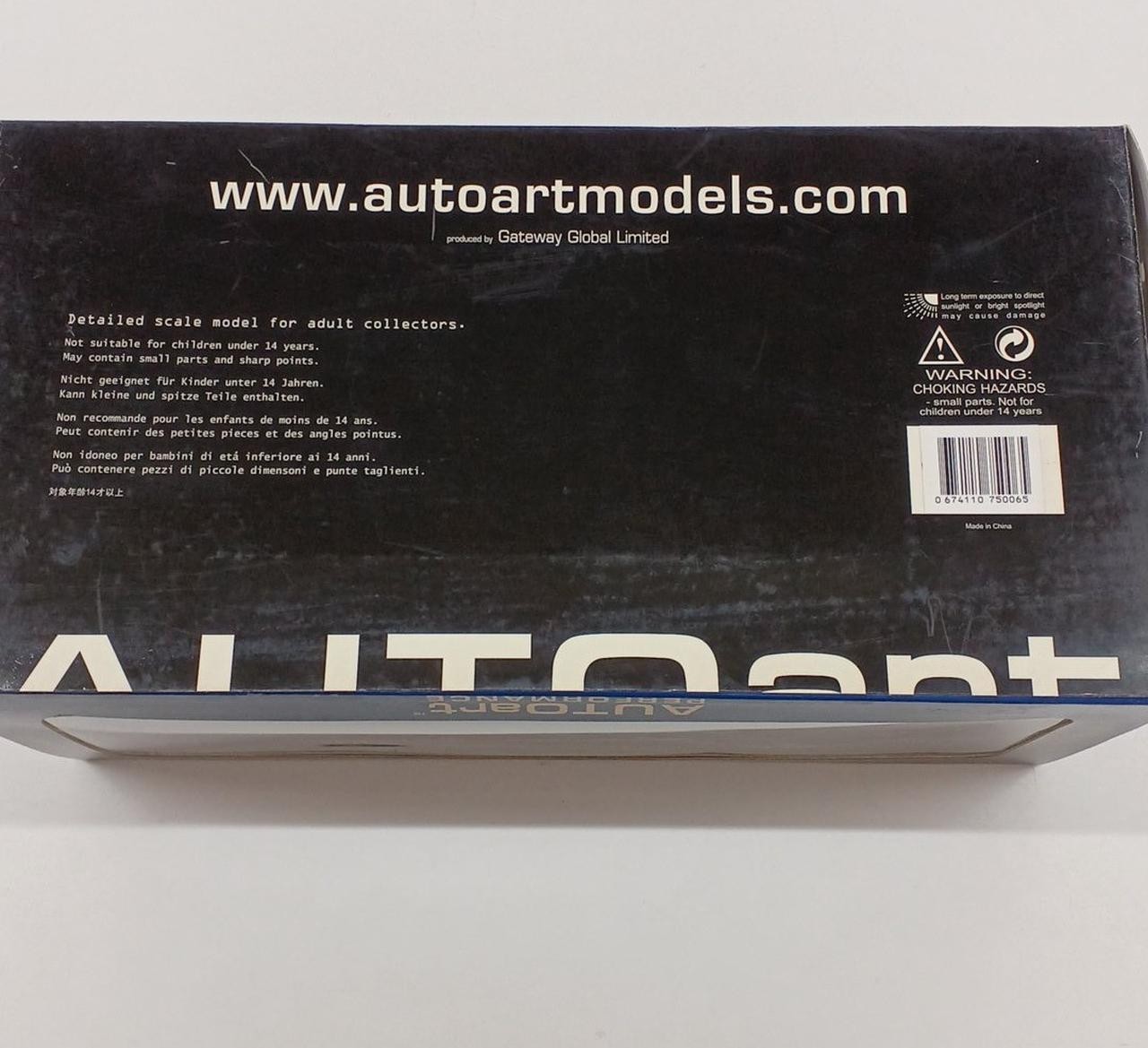 1/18 AUTOART MINI COOPER S Red x White Minicar