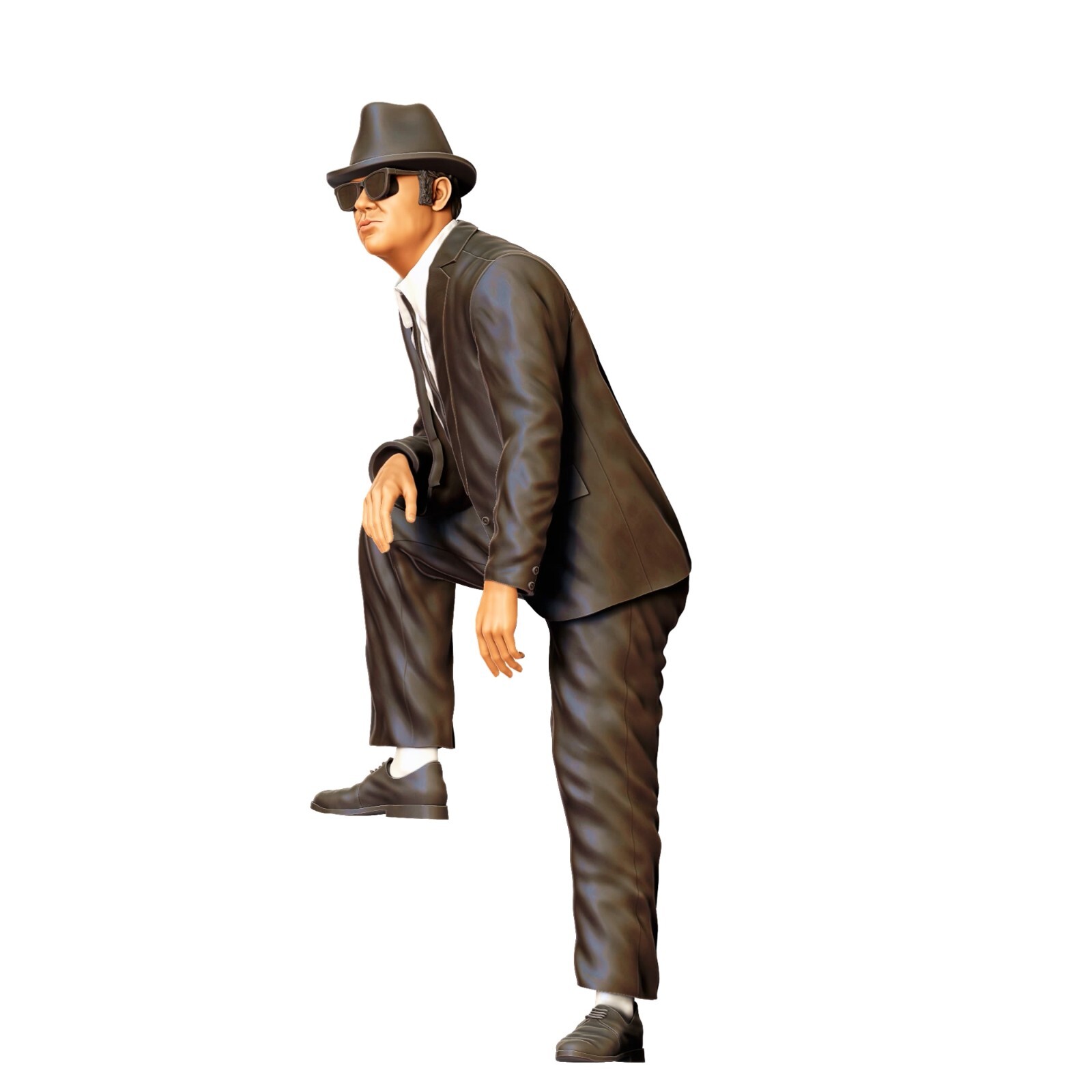 Blues Brothers Large Scale Resin 3d print Diorama Figures Unpainted Model