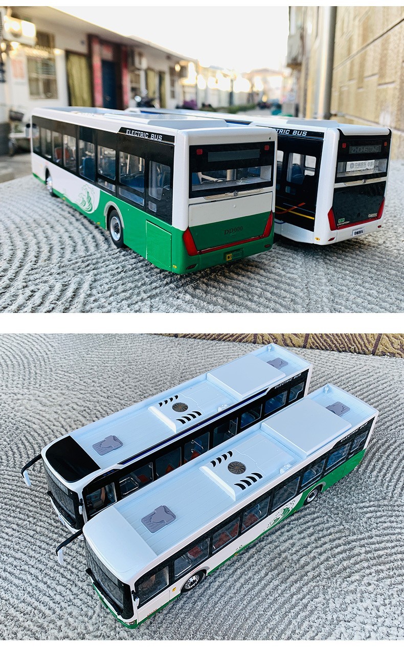 1:42 Original Model,Zhongtong City Bus LCK6126EVGRA1,Diecast Model for Display