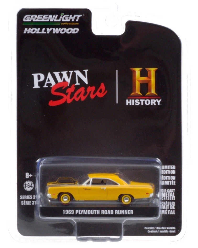 2021 GREENLIGHT Hollywood Series 31-Pawn Stars-1969 Plymouth Road Runner