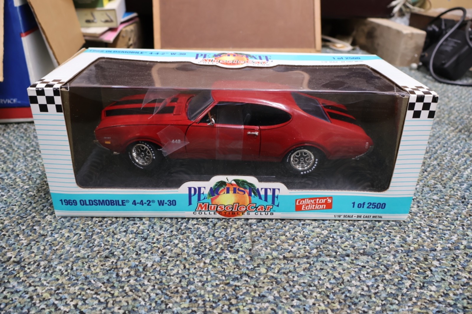 1/18 Ertl Peachstate Collectibles Club 1969 Olds OLDSMOBILE 442 W-30 in Red