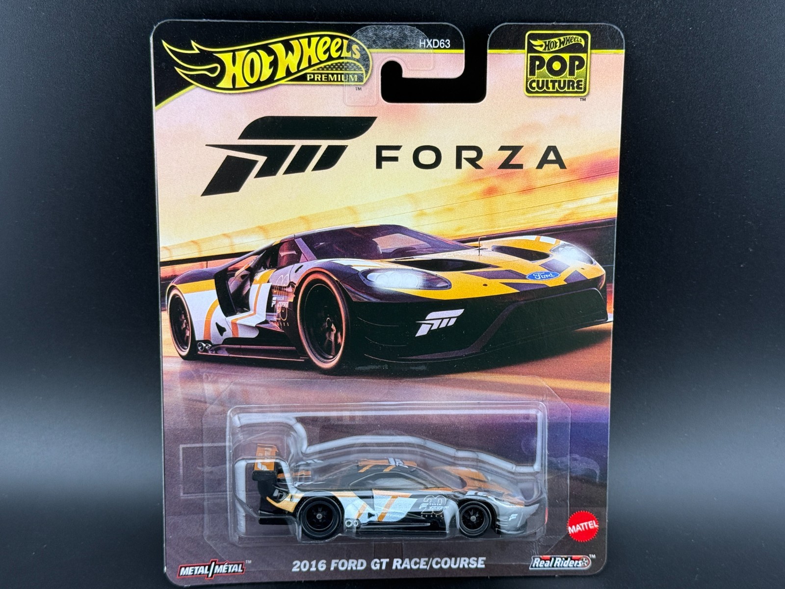 Hot Wheels Ford GT Race Course 2016 Forza HXD63-956L 1/64