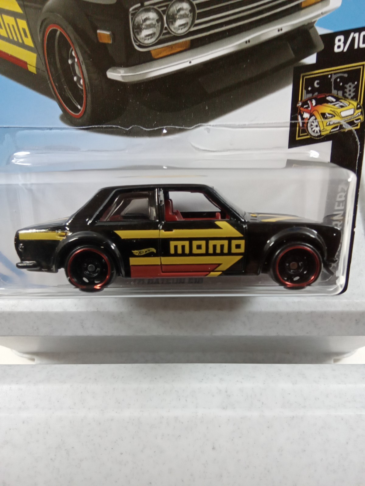 2019 Hot Wheels ’71 DATSUN 510 Black MOMO Kmart Exclusive! M30