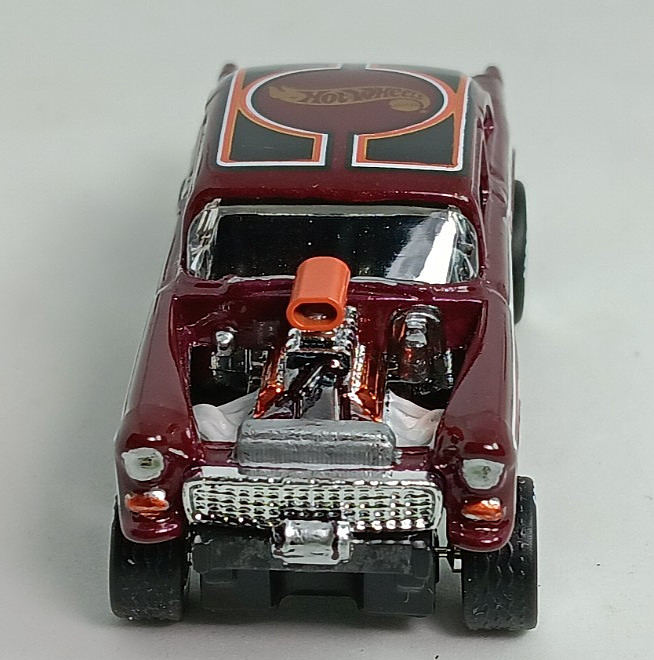 Custom, Hot Wheels ’55 CHEVY BEL AIR GASSER, “Dressed up “Collector”