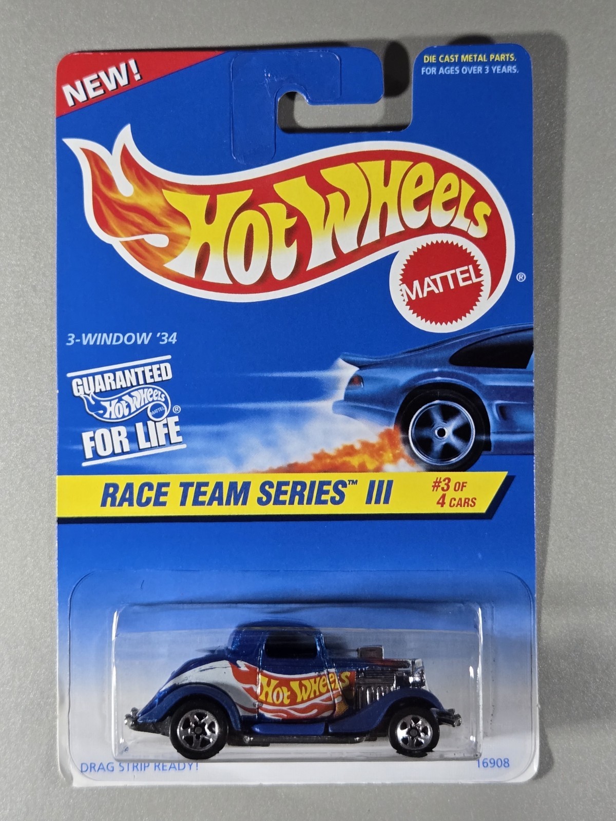 ​Hot Wheels 1997 Race Team Series III Complete Set of 4 Cars Vintage Sealed Blue