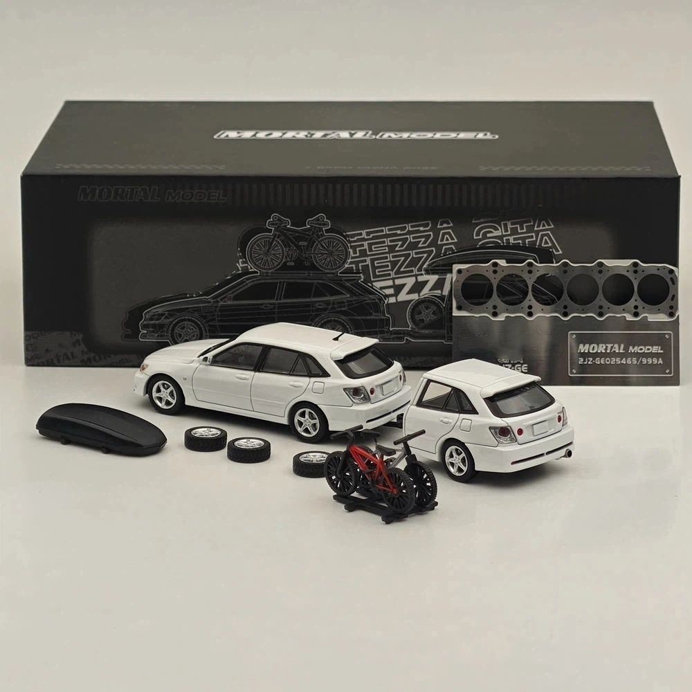 Mortal Masterpiece 1:64 Altezza Gita IS200 Trailer Set Diecast Collectible Gift