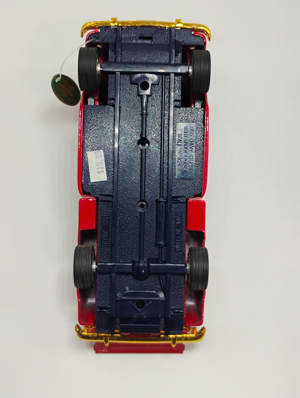 RARE Sunnyside 1:24 Scale Red 1955 Chevy Pickup Lowrider w/ Gold Dayton’s & Trim