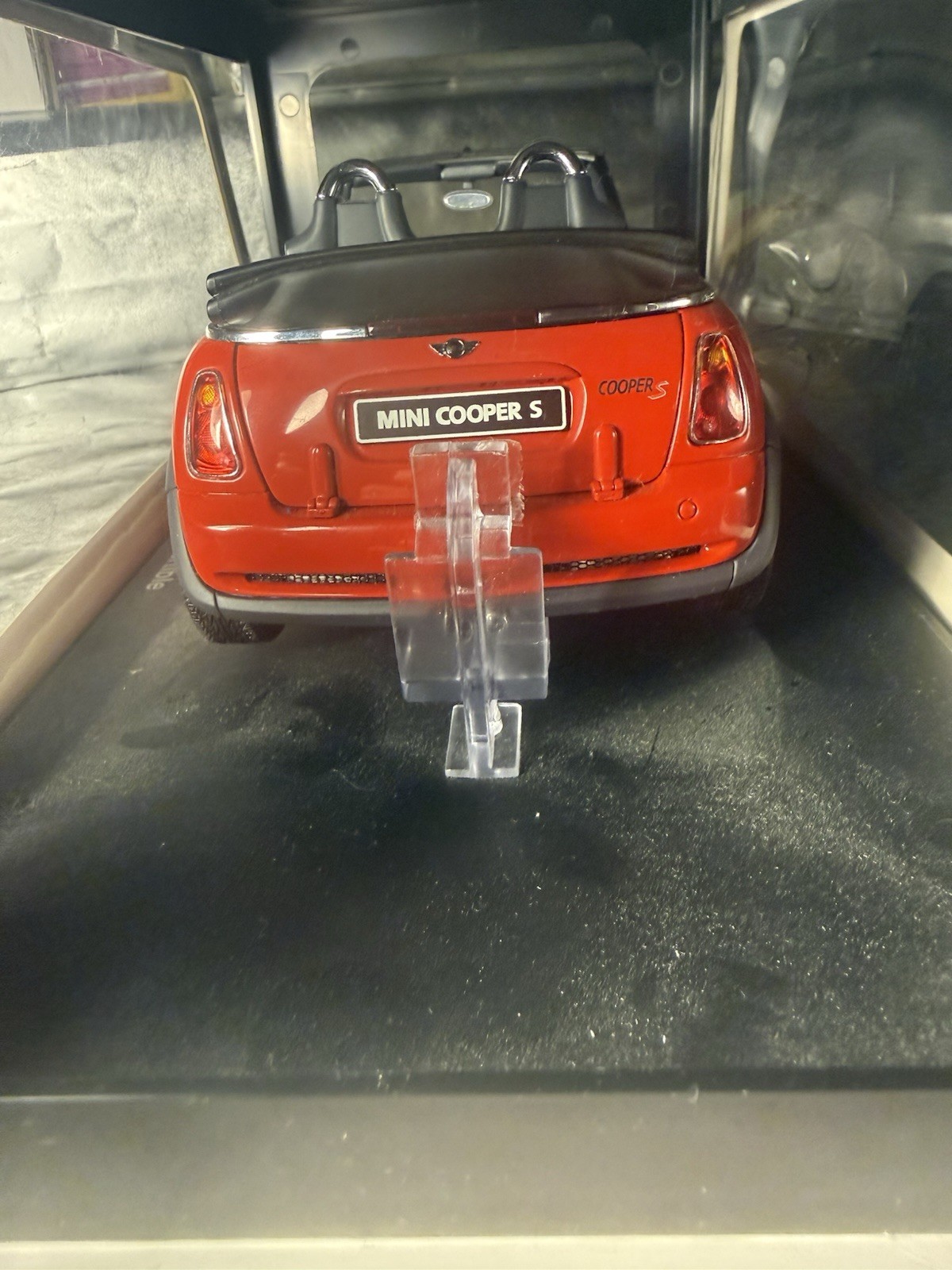 AUTOart 1:18 Mini Cooper S Convertible Red Diecast Car Open Box – READ DISC