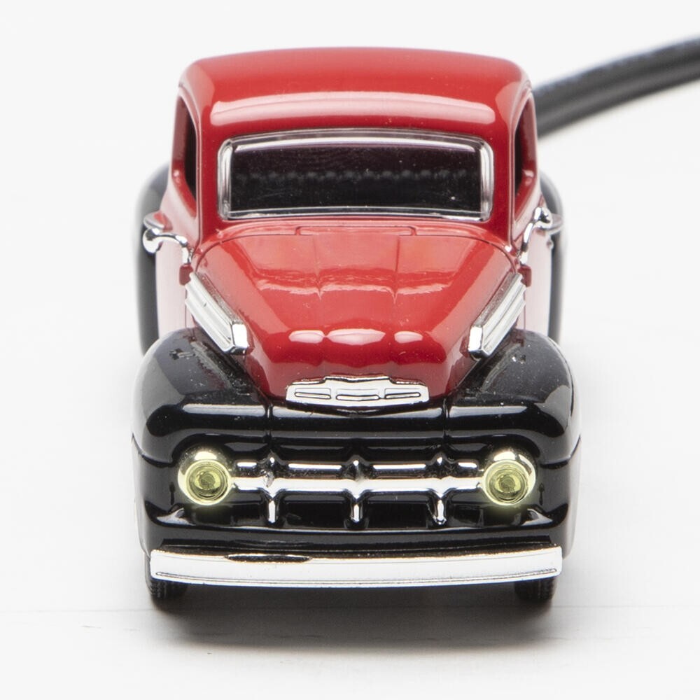 Lighted Die-Cast 1:48 Scale 1951 Ford Truck – RED/BLACK – New & Tested