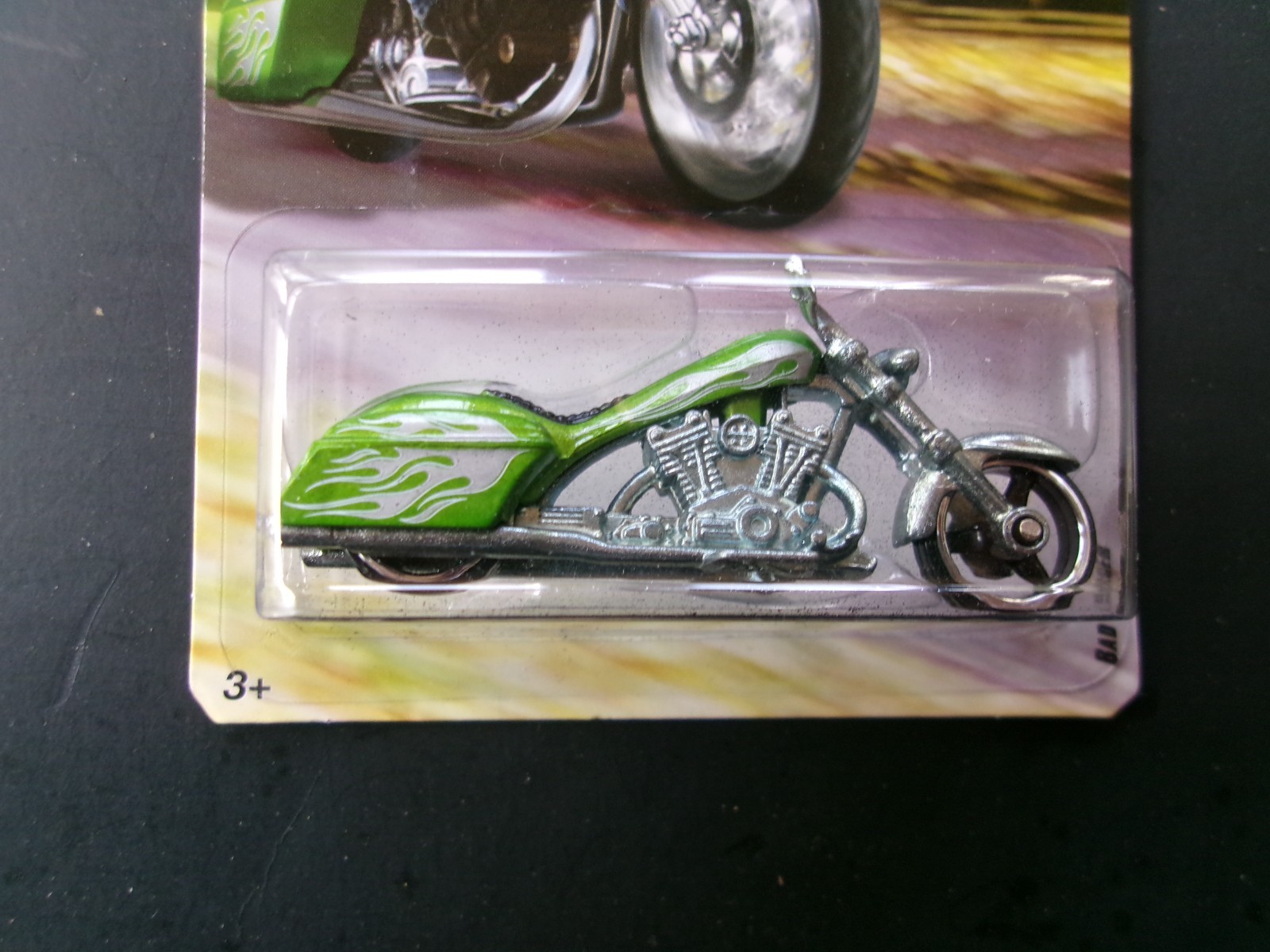 Hot Wheels-2008,Groundhog Day-Bad Bagger Motorcycle w/case