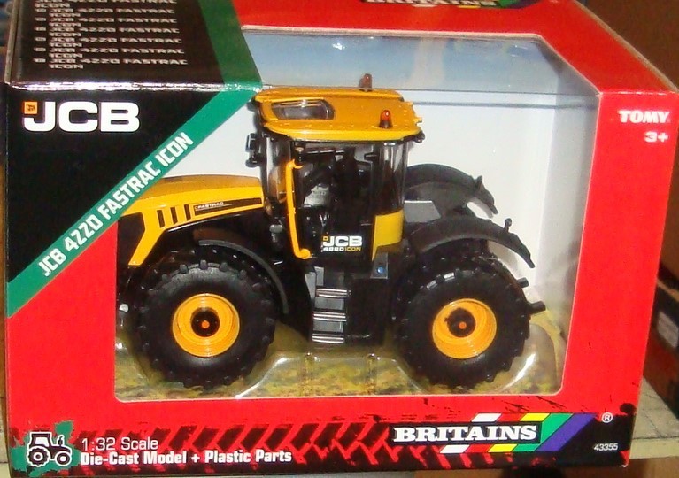JCB 4220 FASTRAC ICON TRACTOR – 1:32 Scale – BRITAINS – 43355