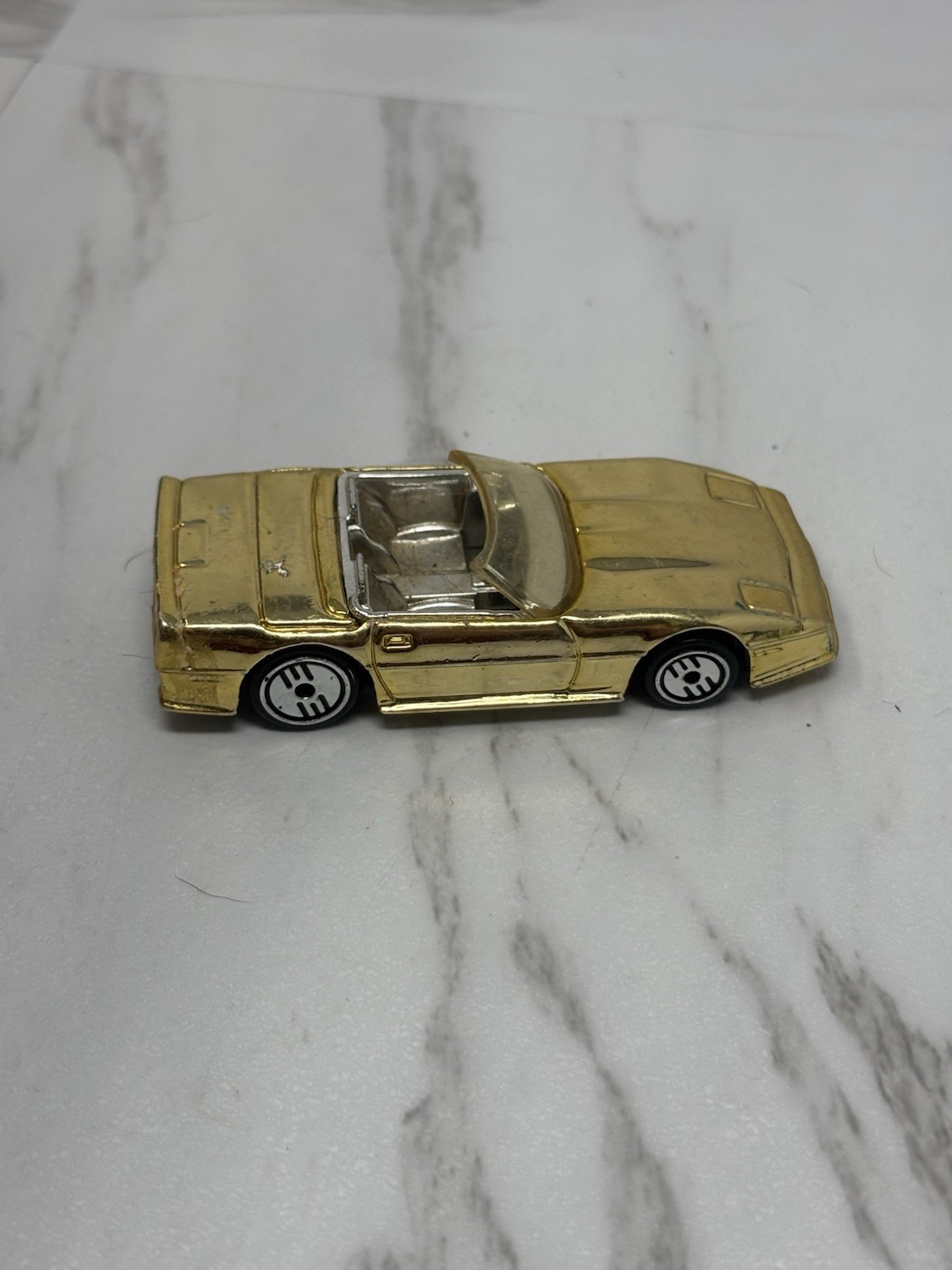 Hot Wheels Chevy Corvette ZR1 Convertible Gold Chrome(Billionth) Chevrolet 1/64