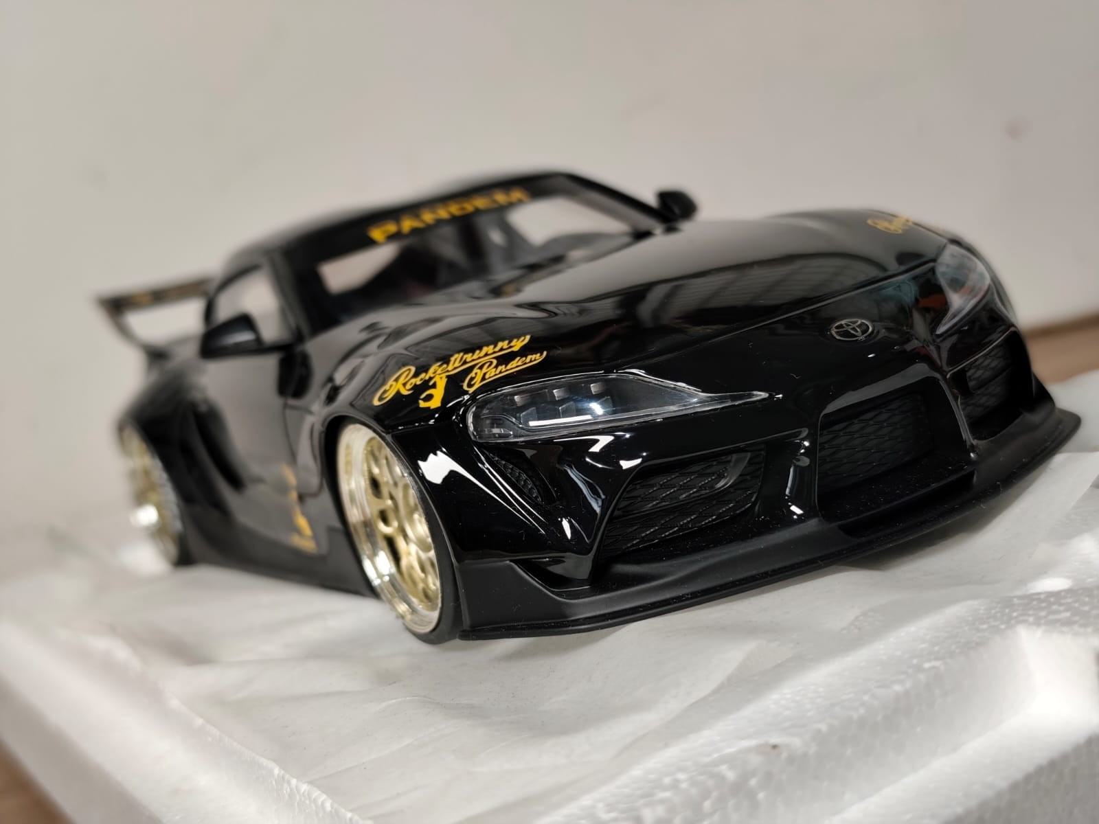 Top Speed Toyota Supra GR Pandem V1.0 1:18 Black Edition