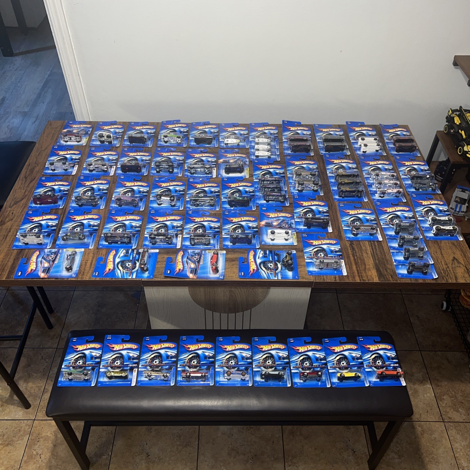 Lot of 71 Hot Wheels 2005 2006 Sealed Blue Cards First Editions Realistix