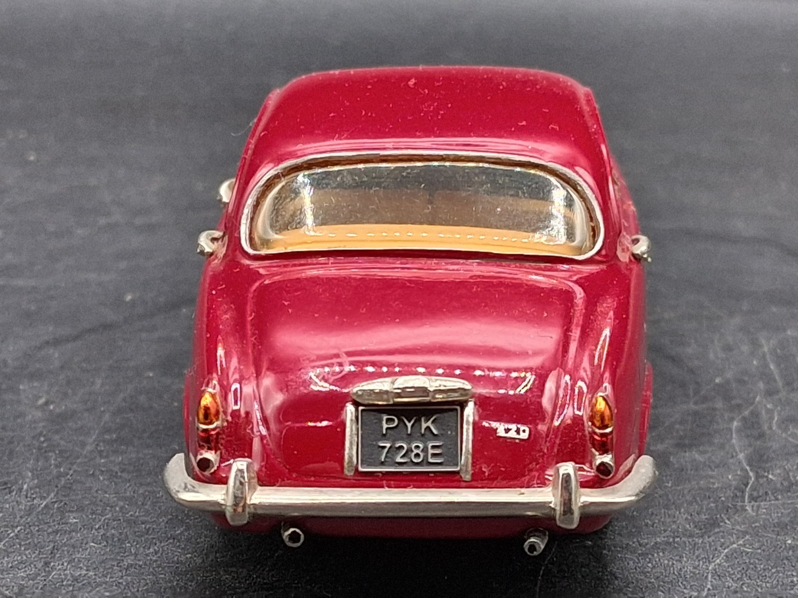 Vintage CJM Models 1/43 Scale Diecast 1967 Jaguar Burgundy HTF No Box Italy