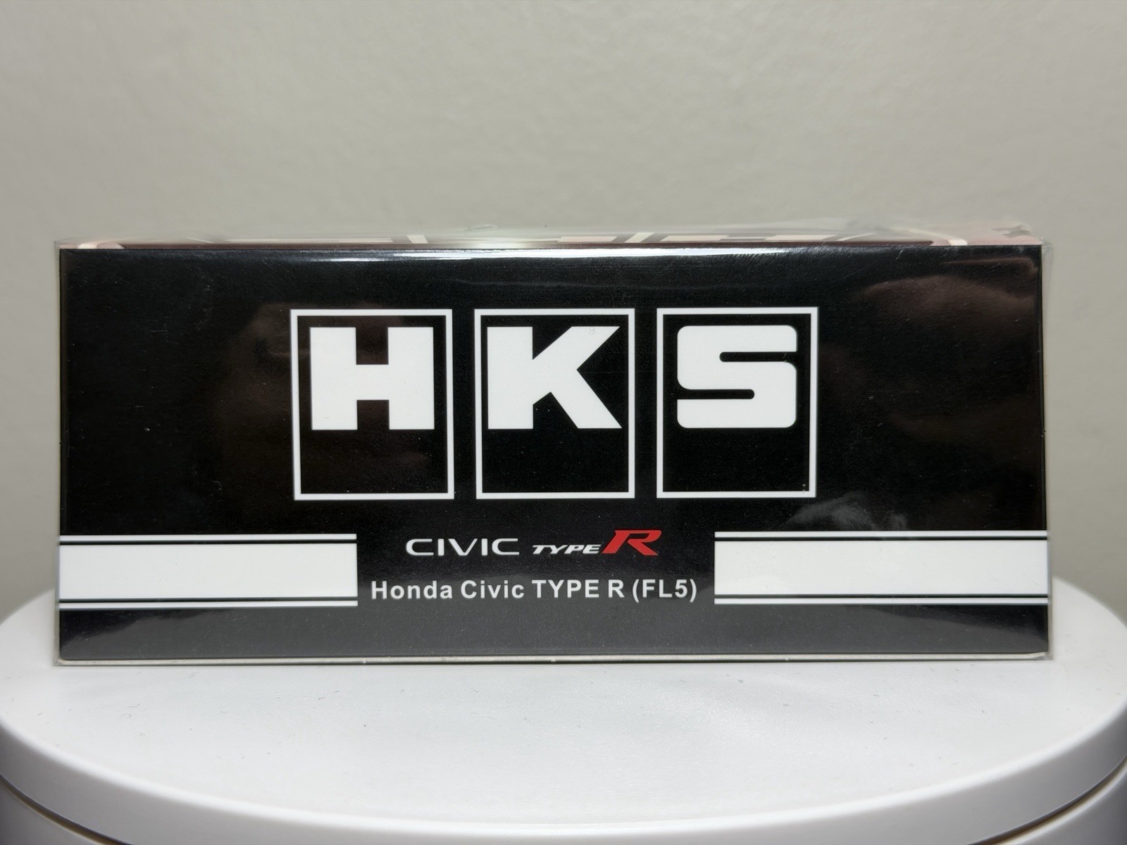 Motorhelix 1:64 Honda Civic TYPE R FL5 HKS Livery Championship White Diecast NEW