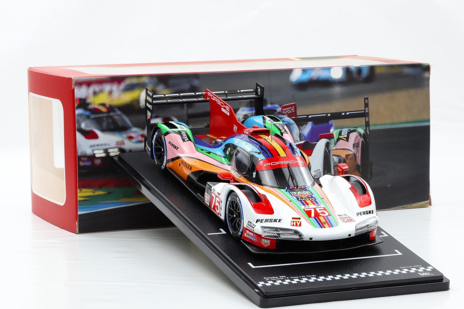 IXO Porsche 963 #75 Penske 24h Le Mans 2023 Jaminet/Nasr/Tandy 1:18