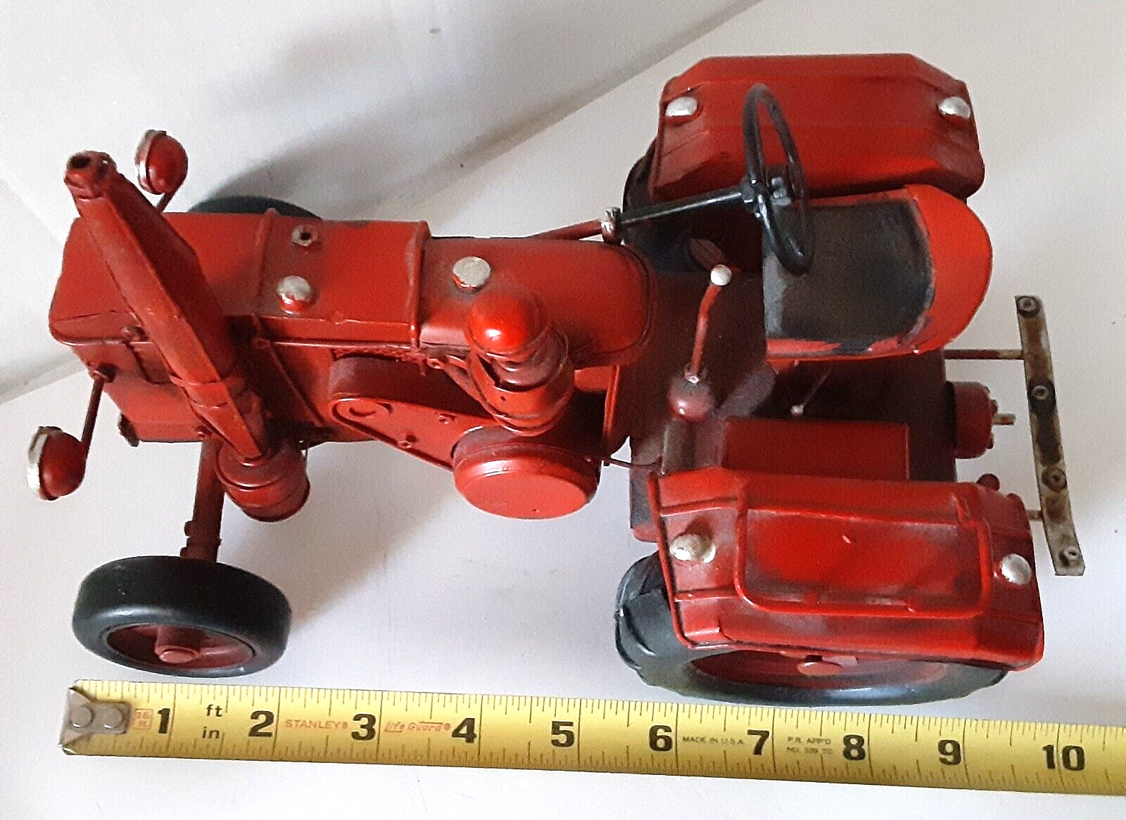 Farm Tractor Steampunk Design Sheetmetal 10″ Inches Vintage 1/16 PLEASE READ