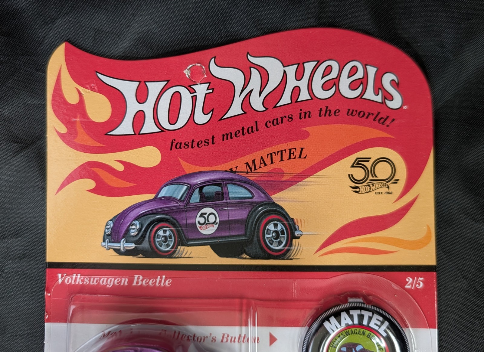 Hot Wheels Volkswagen Beetle Purple HW VW 50th Anniversary of Original 16