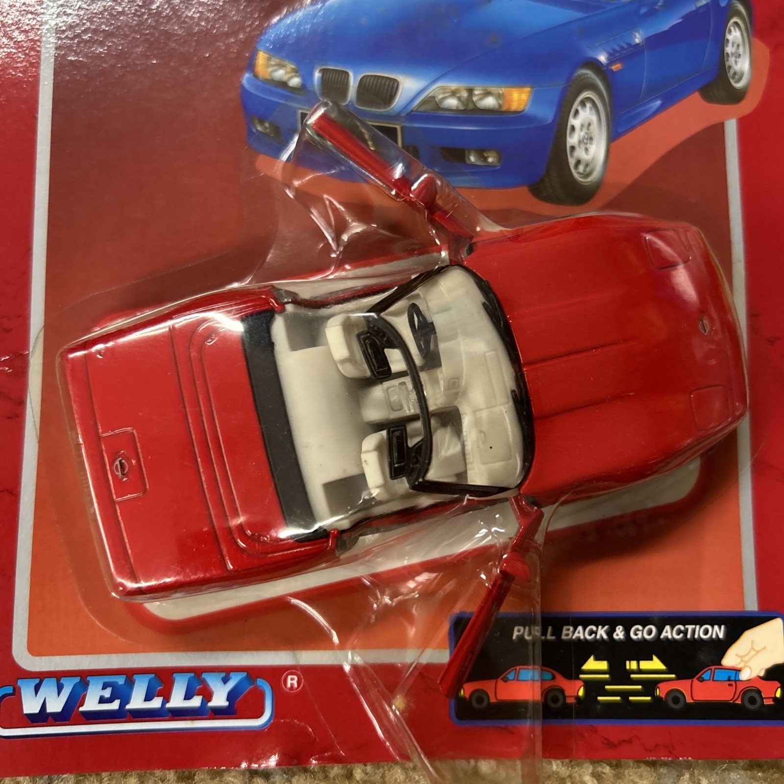 Welly Deluxe Racer Single Die Cast Metal And Plastic Corvette NIP