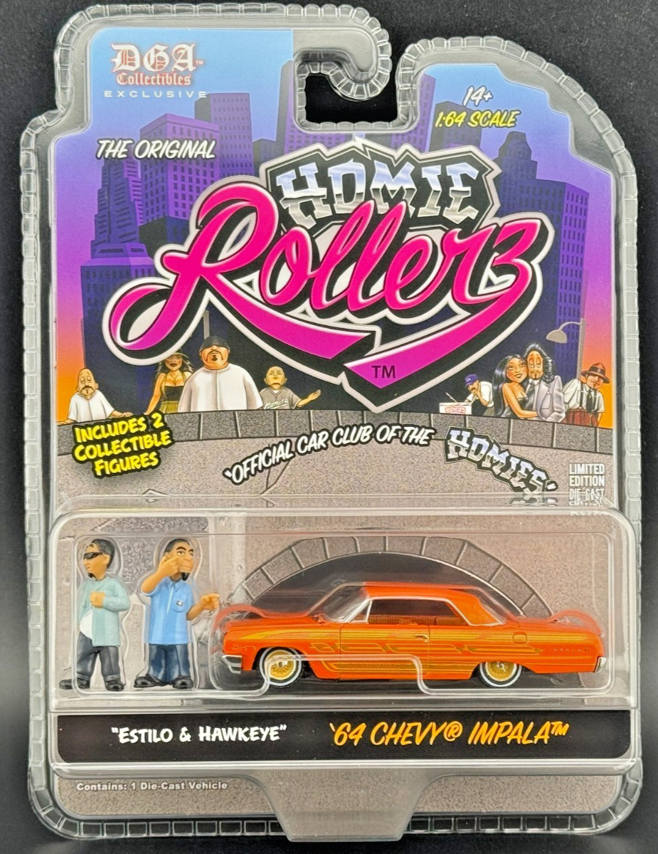 GL 1/64 CHEVY CAPRICE CLASSIC 1990 Low Rider Homie Rollerz Series 1 Die Cast