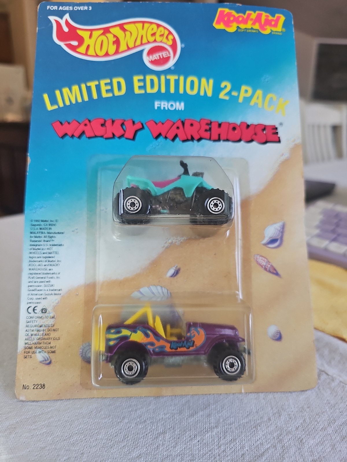 vintage 1992 Hot Wheels Kool-Aid Wacky Warehouse Limited Edition 2-Pack