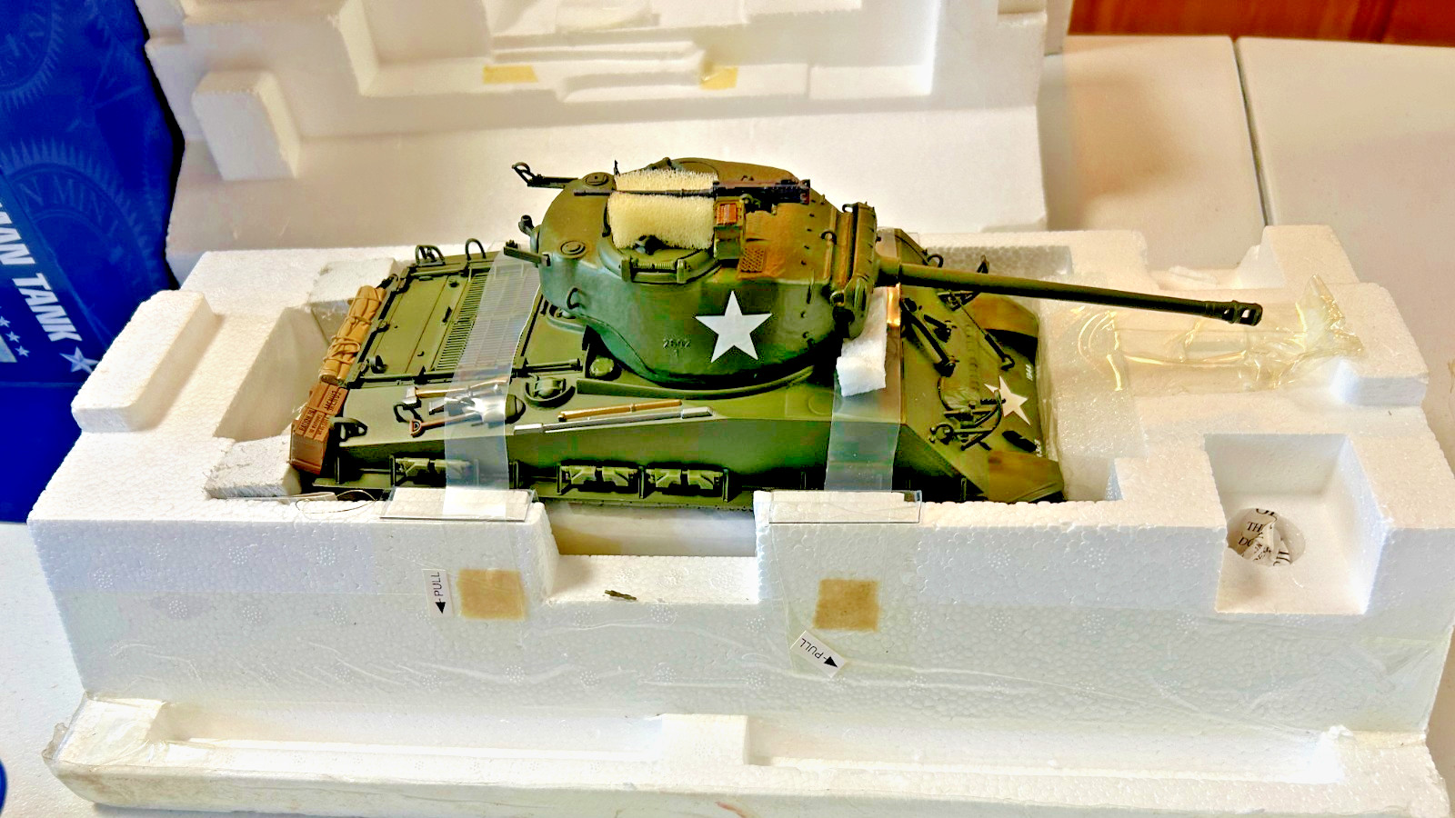 Franklin Mint General George Patton’s M4-A3 Sherman Tank 1:24 Diecast