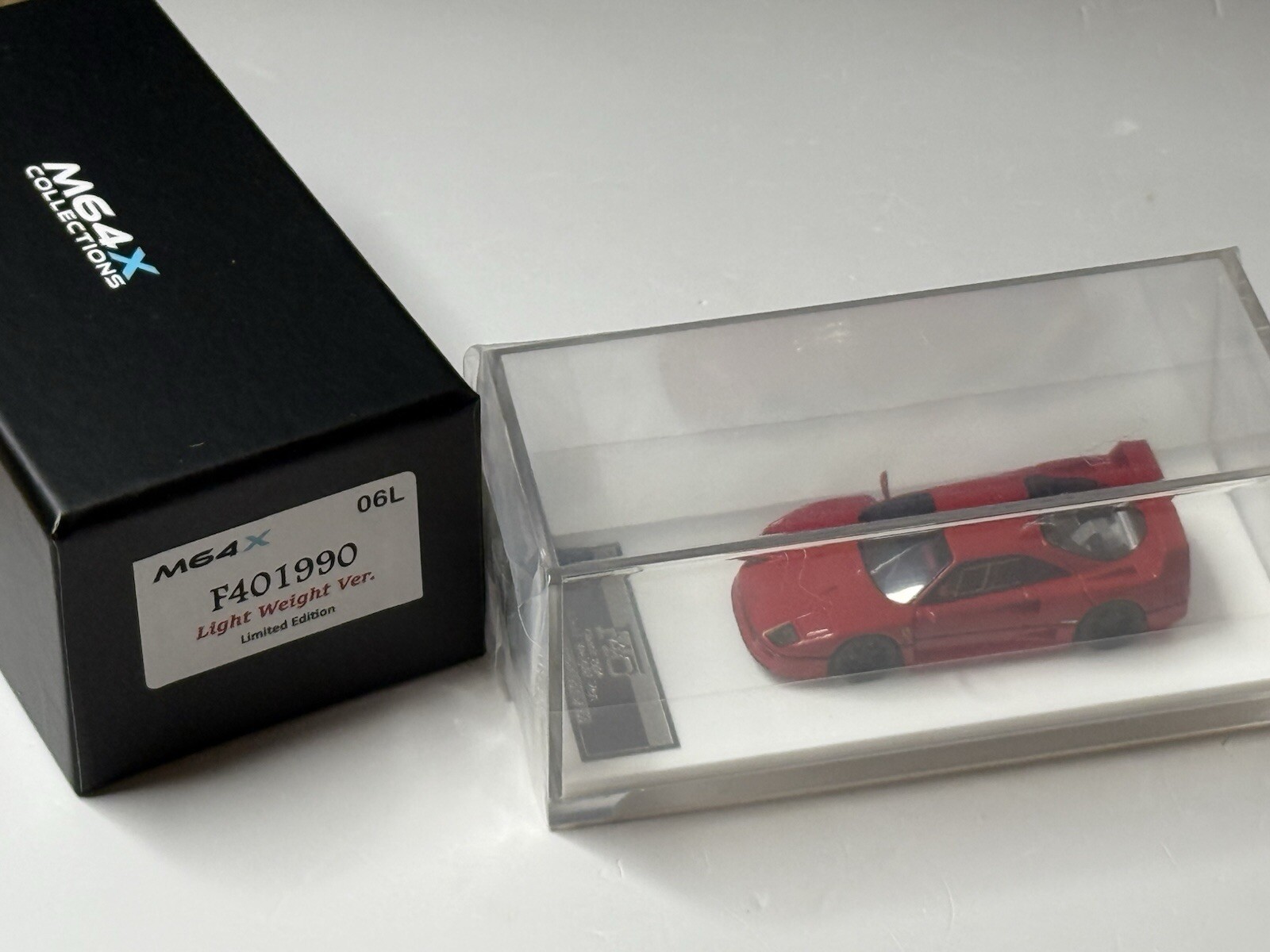 MY64 / MY64X 1:64 Resin Model Ferrari F40 Rosso Corsa Red – Limited 399pcs