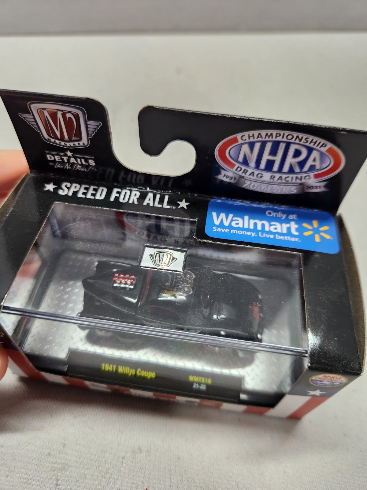 NEW M2 MACHINES 1955 CHEVROLET 70 YEARS NHRA BEL AIR GASSER WALMART EXCLUSIVE