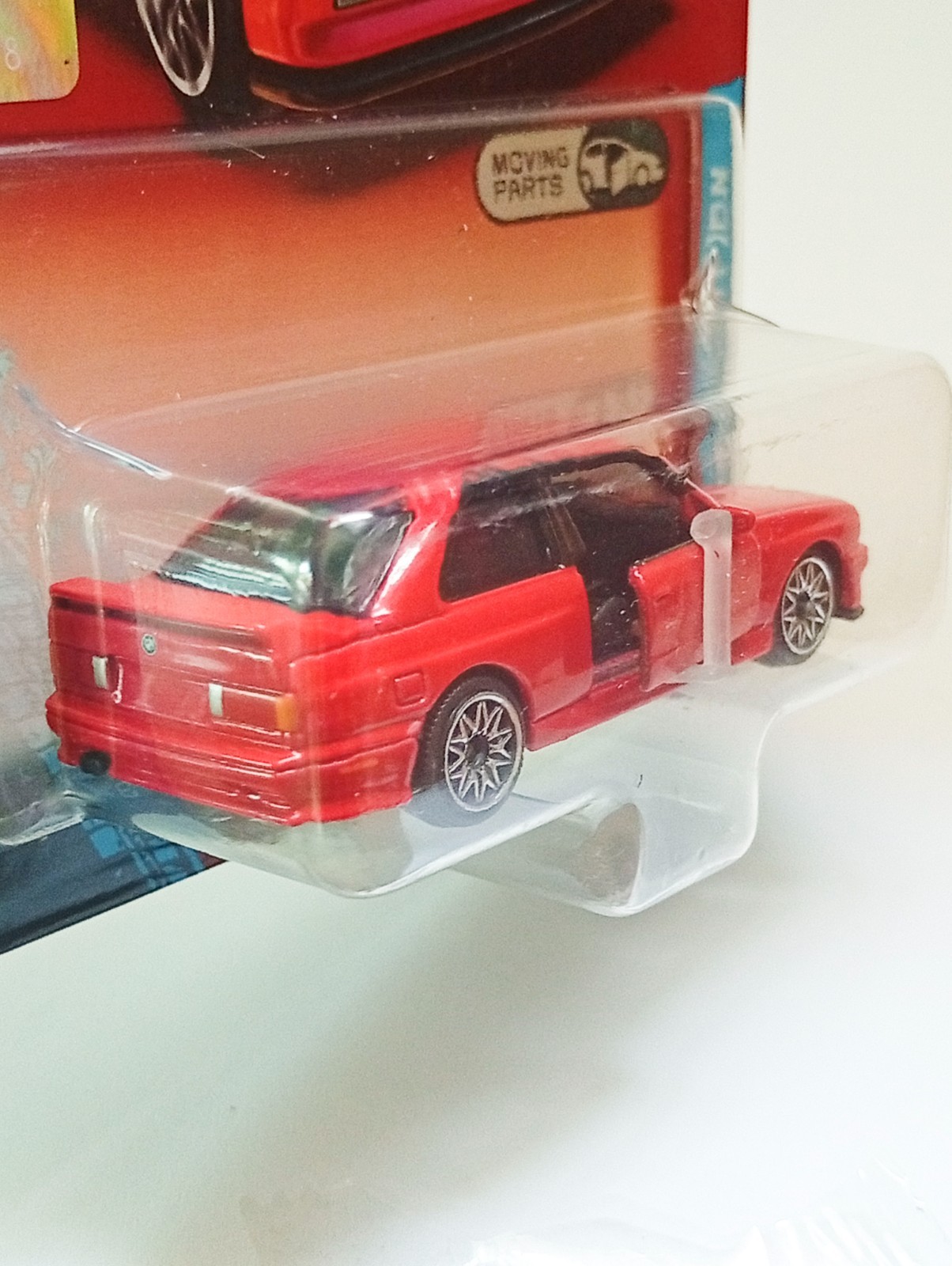 Majorette BMW M3 E30 Red 1:64 (3″) in Long Package