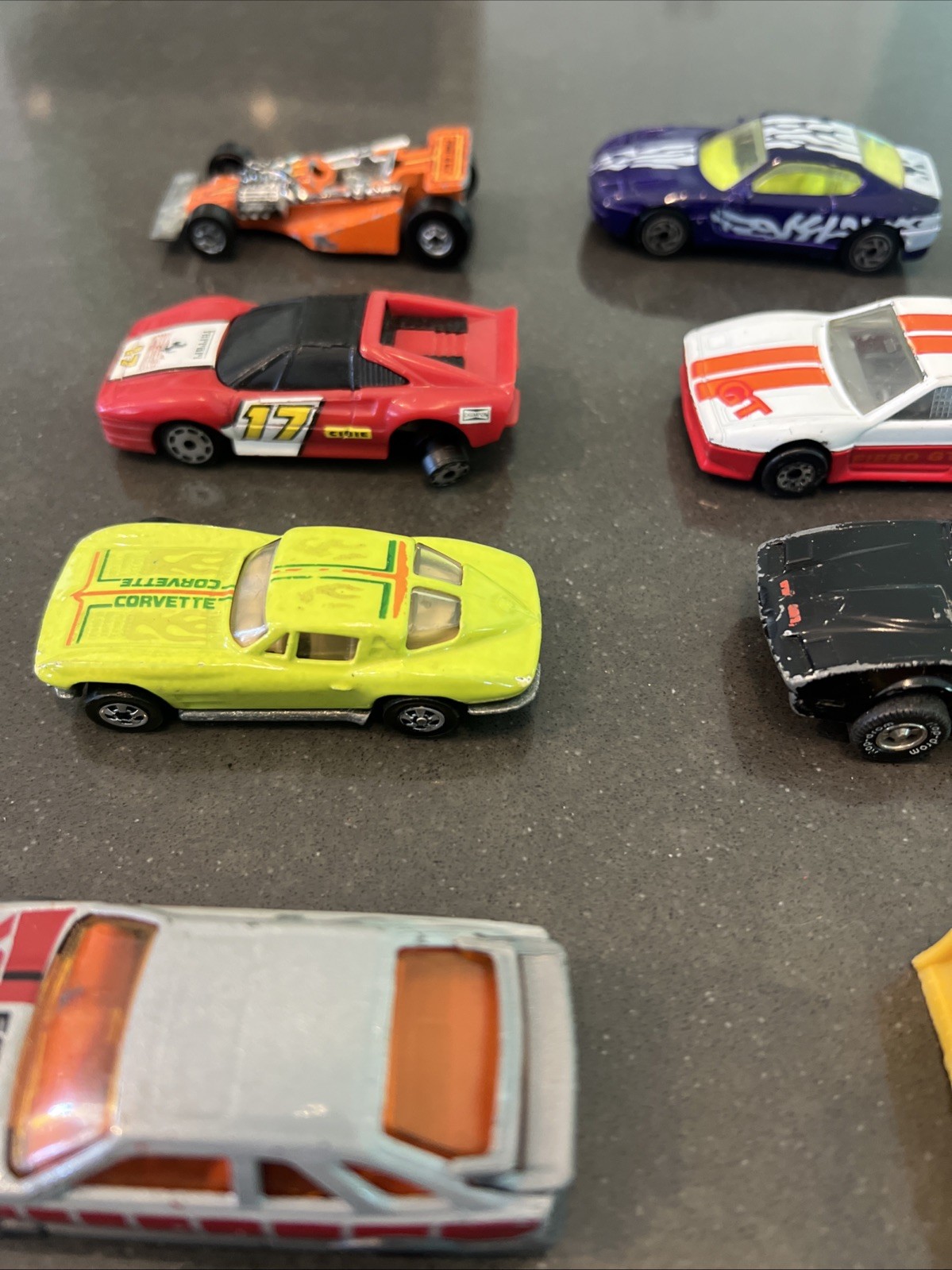 Lot Of 32 Diecast & Plastic Vintage Cars Trucks Mixed Brands See Description