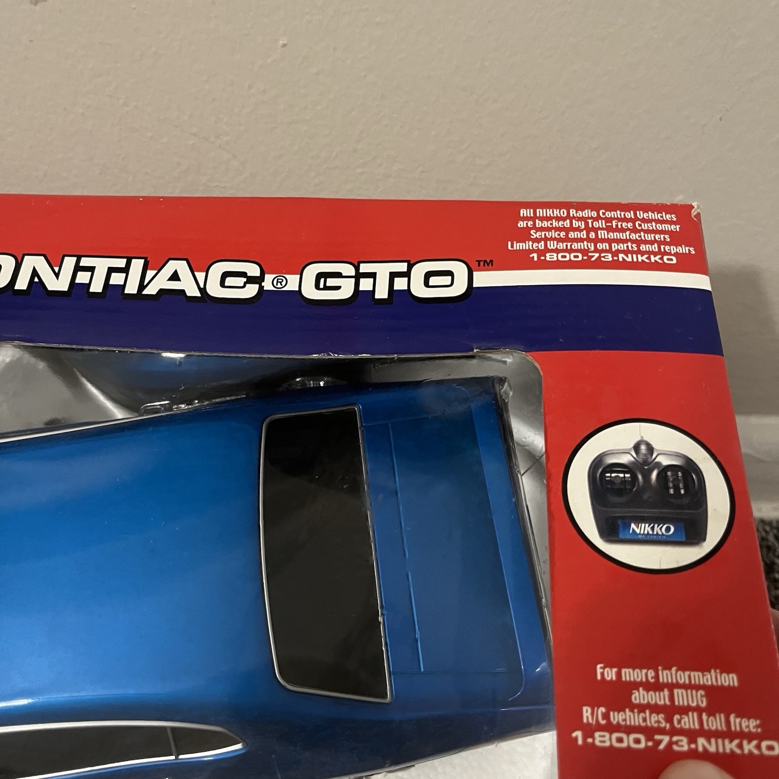 Vintage NIKKO RC 1969 Pontiac GTO Great Shape (Mug Series) 1:16 Radio Controlled