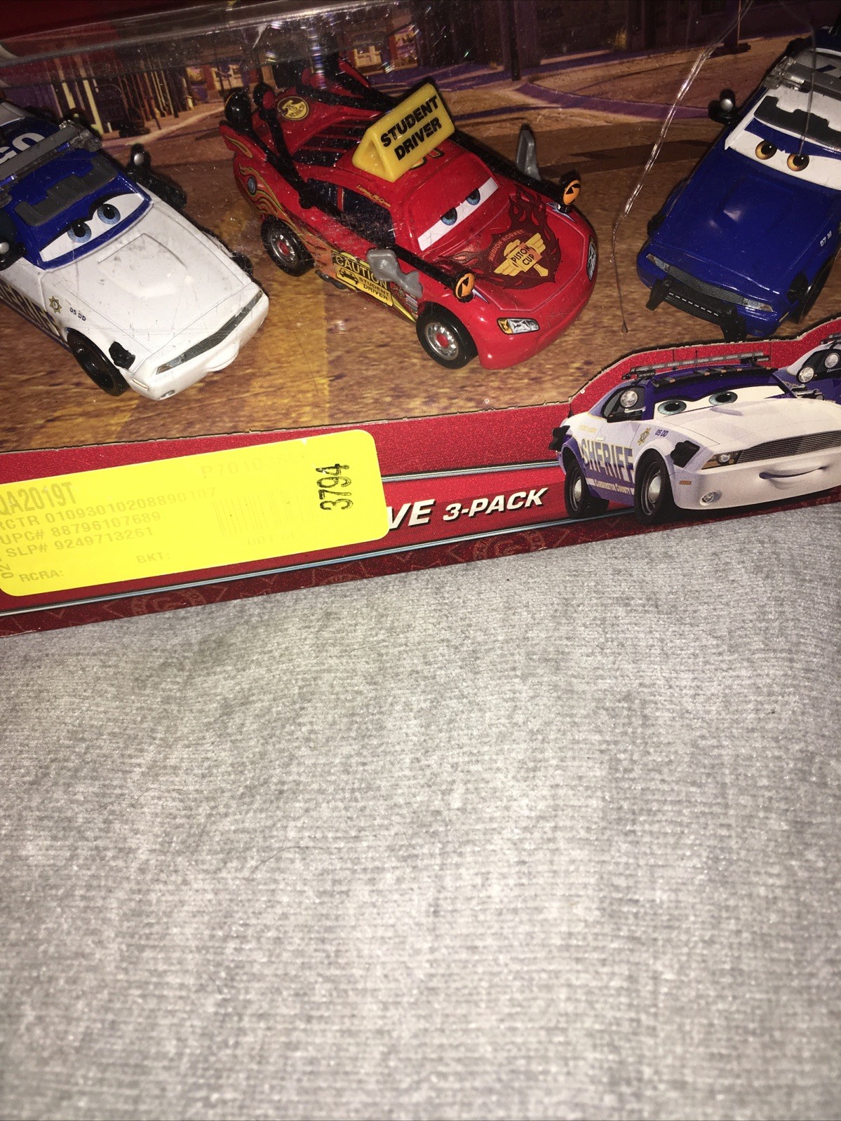 Disney Pixar Cars To Protect And Serve 3-pack 2014 Mattel!!!