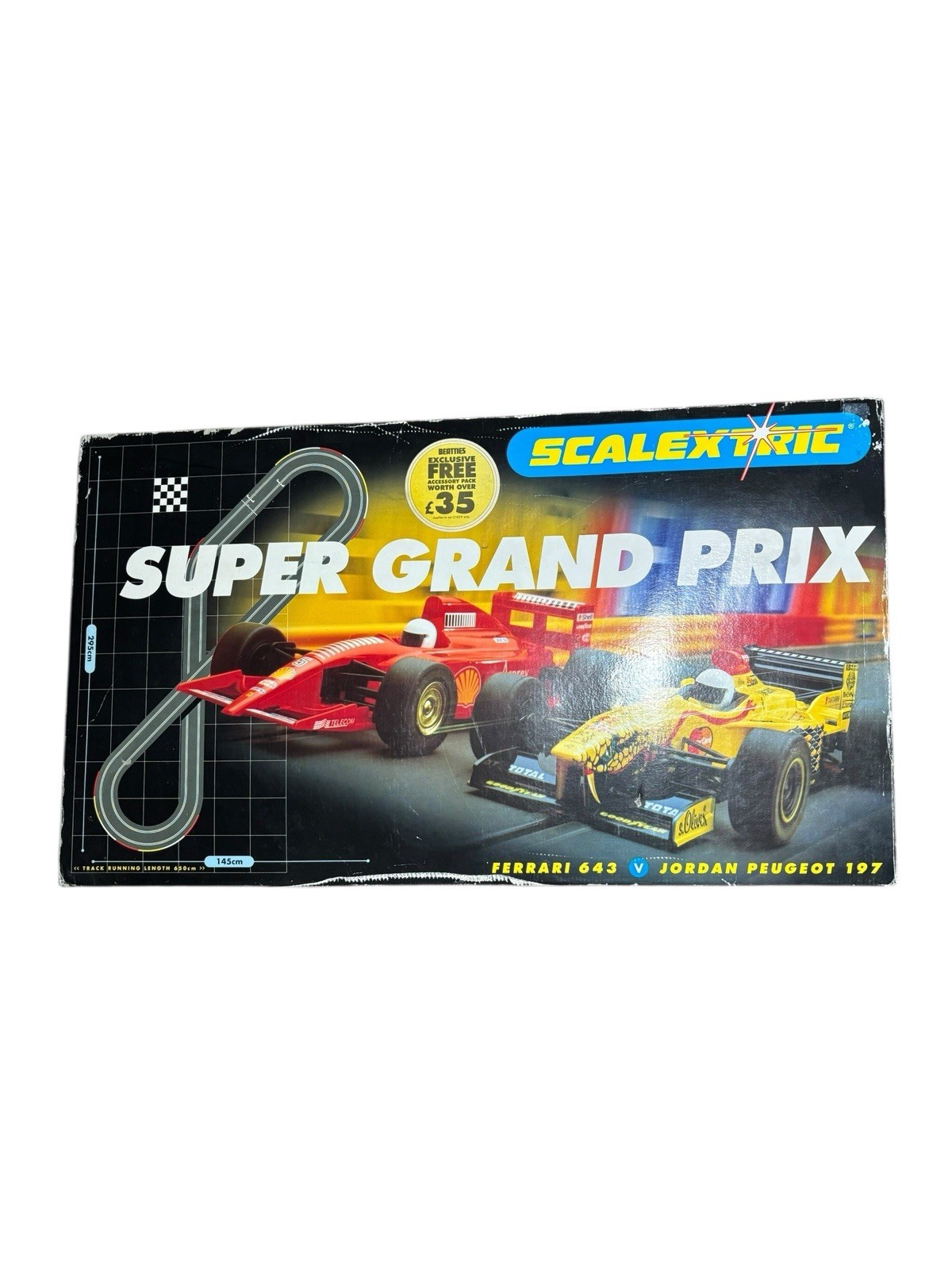 Scalextric Super Grand Prix Slot Car Racing Set – PLEASE READ FULL DESCRIPTION