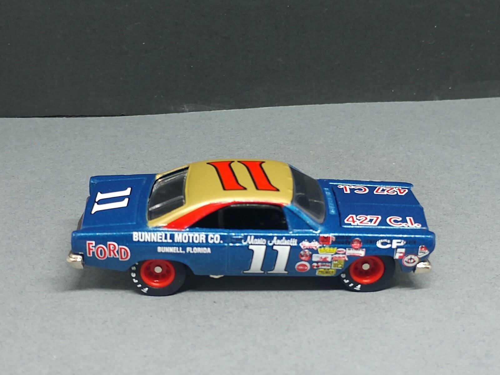 Nascar Legend Mario Andretti ’67 Ford Fairlane Limited Ed. Collectible 1/64 #11