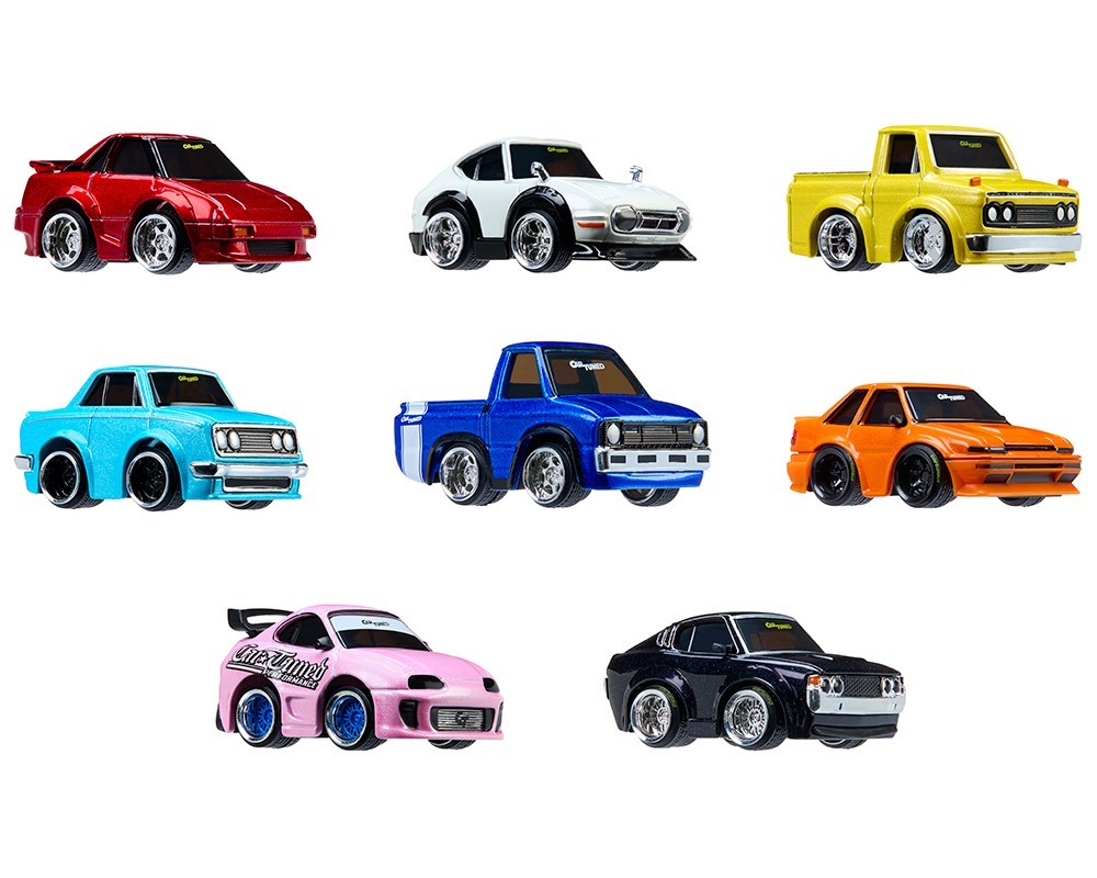 CarTuned Series 4 JDM Tuners Assortment Set of 8 Cars 1/64 OPENED BOX
