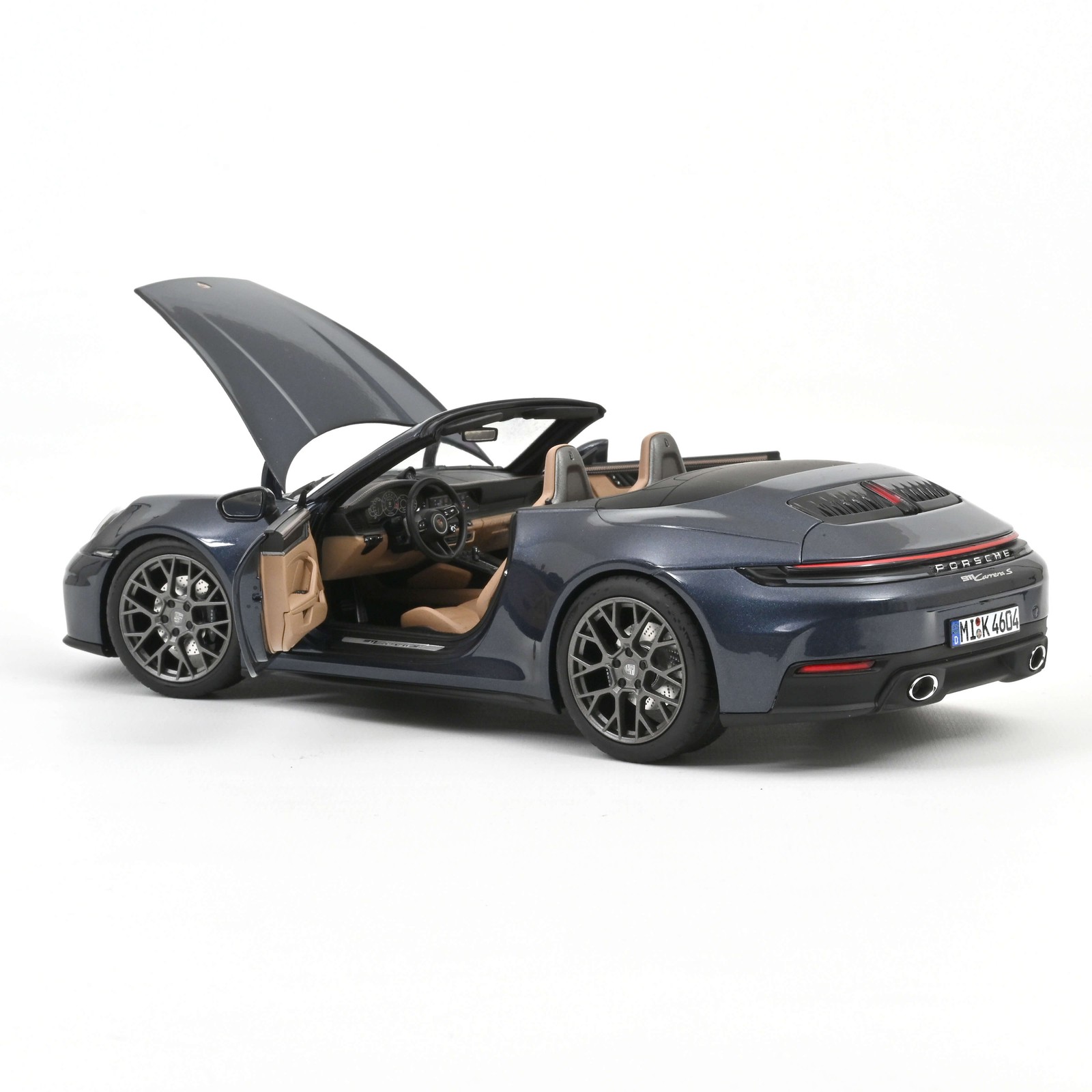 NOREV 187180 1:18 Porsche 911 Carrera Cabriolet 2025 Yachting Blue Metallic