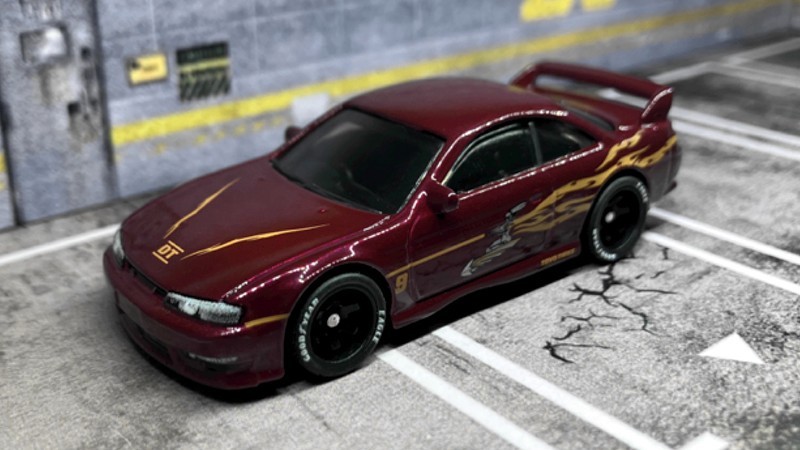 CUSTOM Red Nissan 240SX (S14) Silvia • Hot Wheels Premium Fast & Furious Car