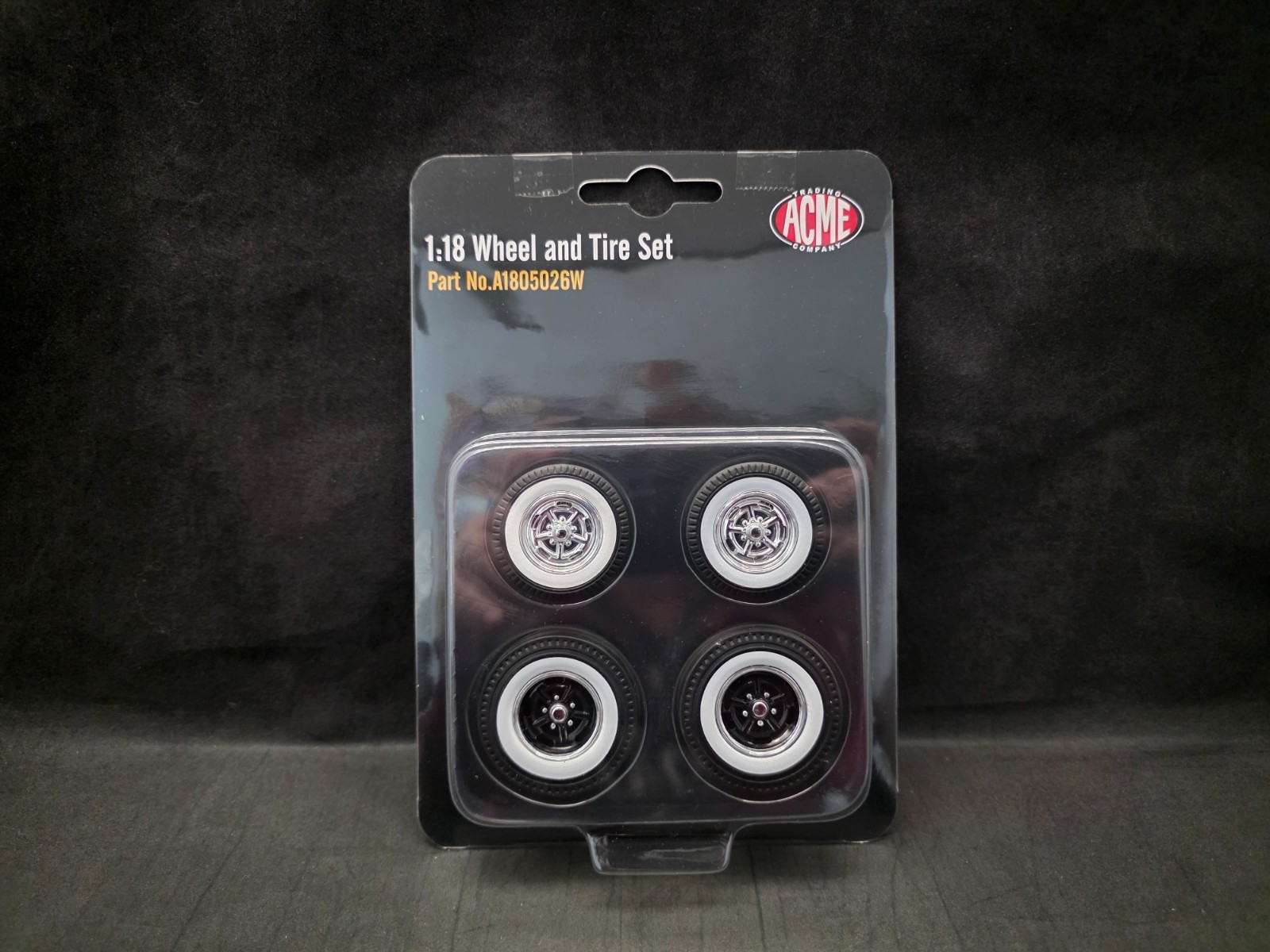 ACME 1:18 Scale Hot Rod Wheel and Tire Set – A1805026W